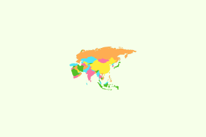 mapa de Asia