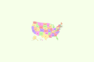 Mapa de Estados Unidos
