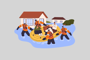 cómo trabajan los equipos de apoyo ante catástrofes naturales