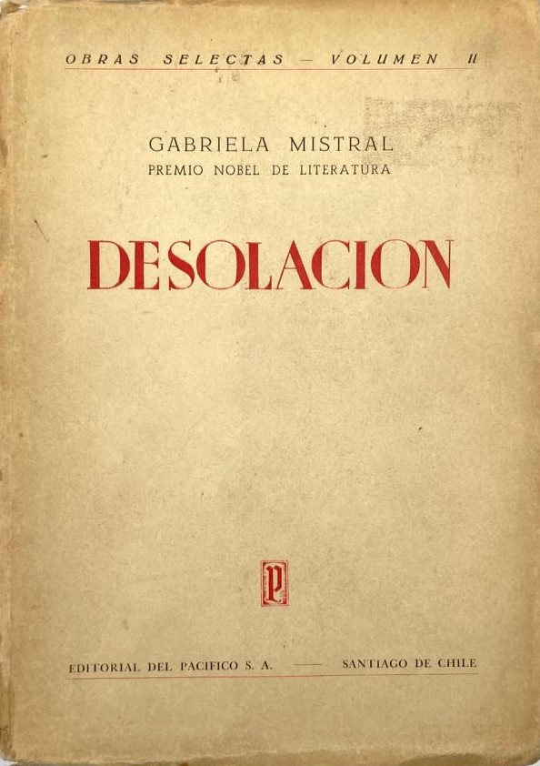 Desolación de Gabriela Mistral