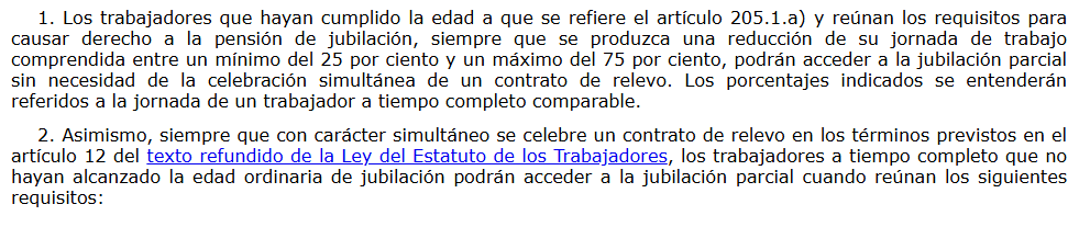 articulo 215, Ley Seguridad Social