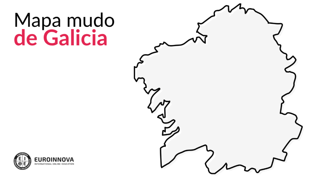 Mapa mudo de Galicia
