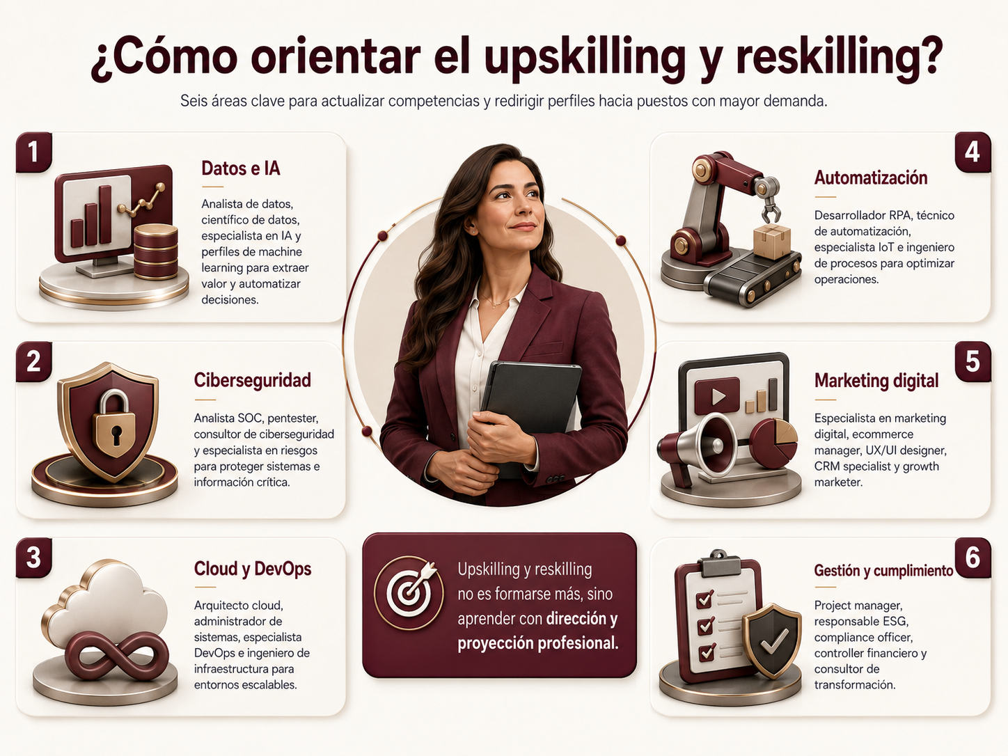 cómo orientar el upskilling y reskilling