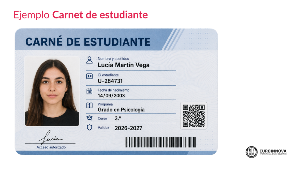 ejemplo de carnet de estudiante